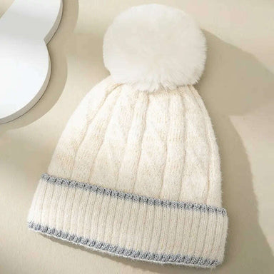 Impodimo Living & Giving:Blanche Beanie - White/Silver:Greenwood Designs