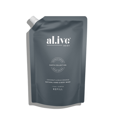 Impodimo Living & Giving:Coconut & Wild Orange Body Wash - Refill:Alive Body