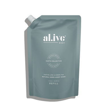 Impodimo Living & Giving:Kaffir Lime & Green Tea Body Wash - Refill:Alive Body