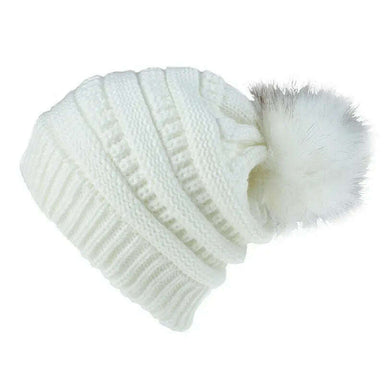 Impodimo Living & Giving:Keeley Slouch Beanie - White:Greenwood Designs