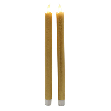 Impodimo Living & Giving:Beacon LED Wax Taper Candle:Swing Gifts:Gold