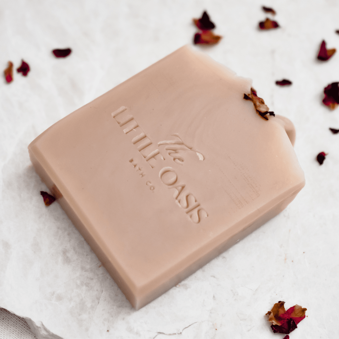 Impodimo Living & Giving:Coconut Rose Soap Bar:The Little Oasis Bath Co