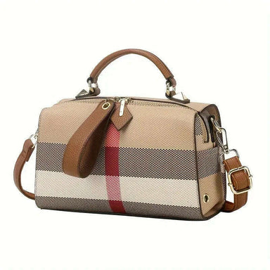Impodimo Living & Giving:Darcy Check Handbag:Greenwood Designs