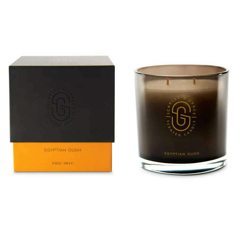 Impodimo Living & Giving:Egyptian Oudh Candle:Scarlet & Grace
