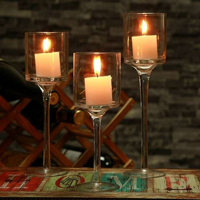 Impodimo Living & Giving:Glass Candle Holder:Swing Gifts