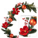 Impodimo Living & Giving:Gold Leaf w Red Magnolia Garland:Swing Gifts