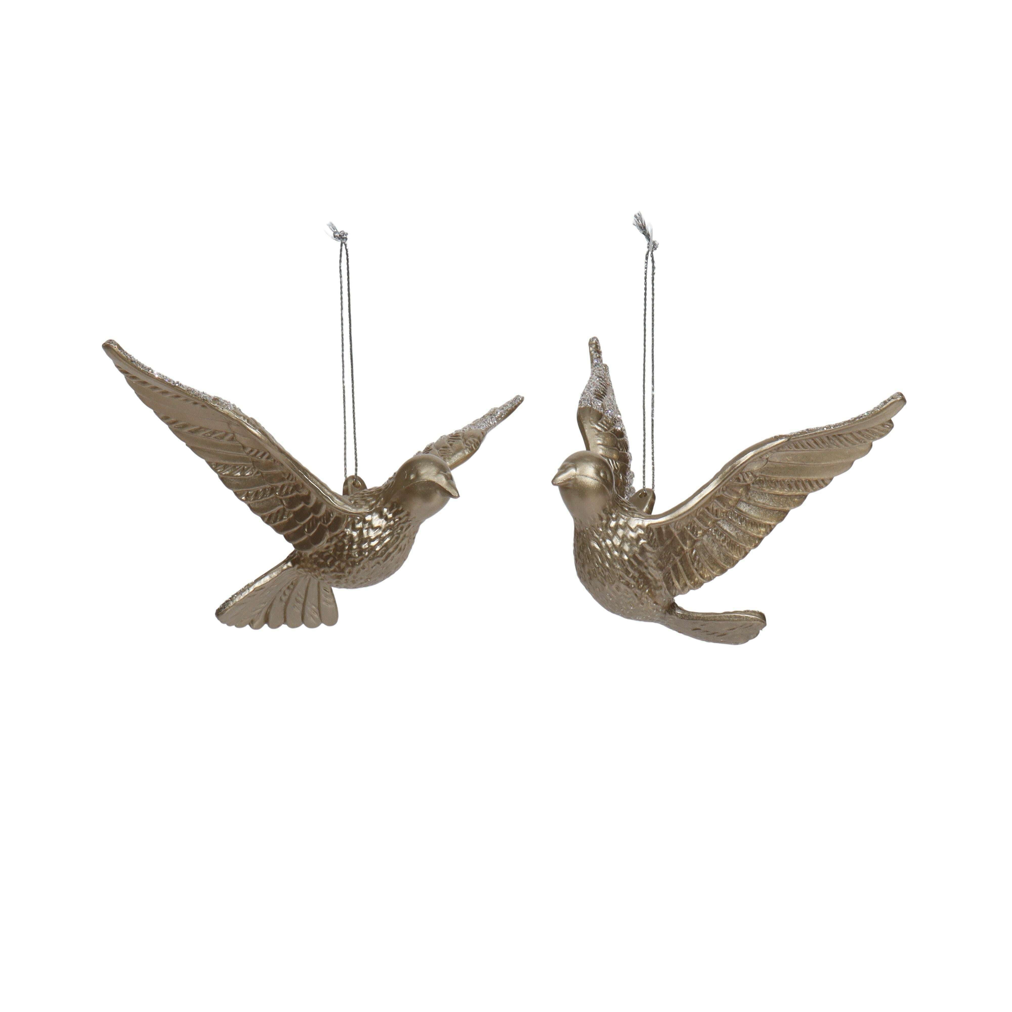 Impodimo Living & Giving:Hanging Dove Ornament:Swing Gifts:Gold