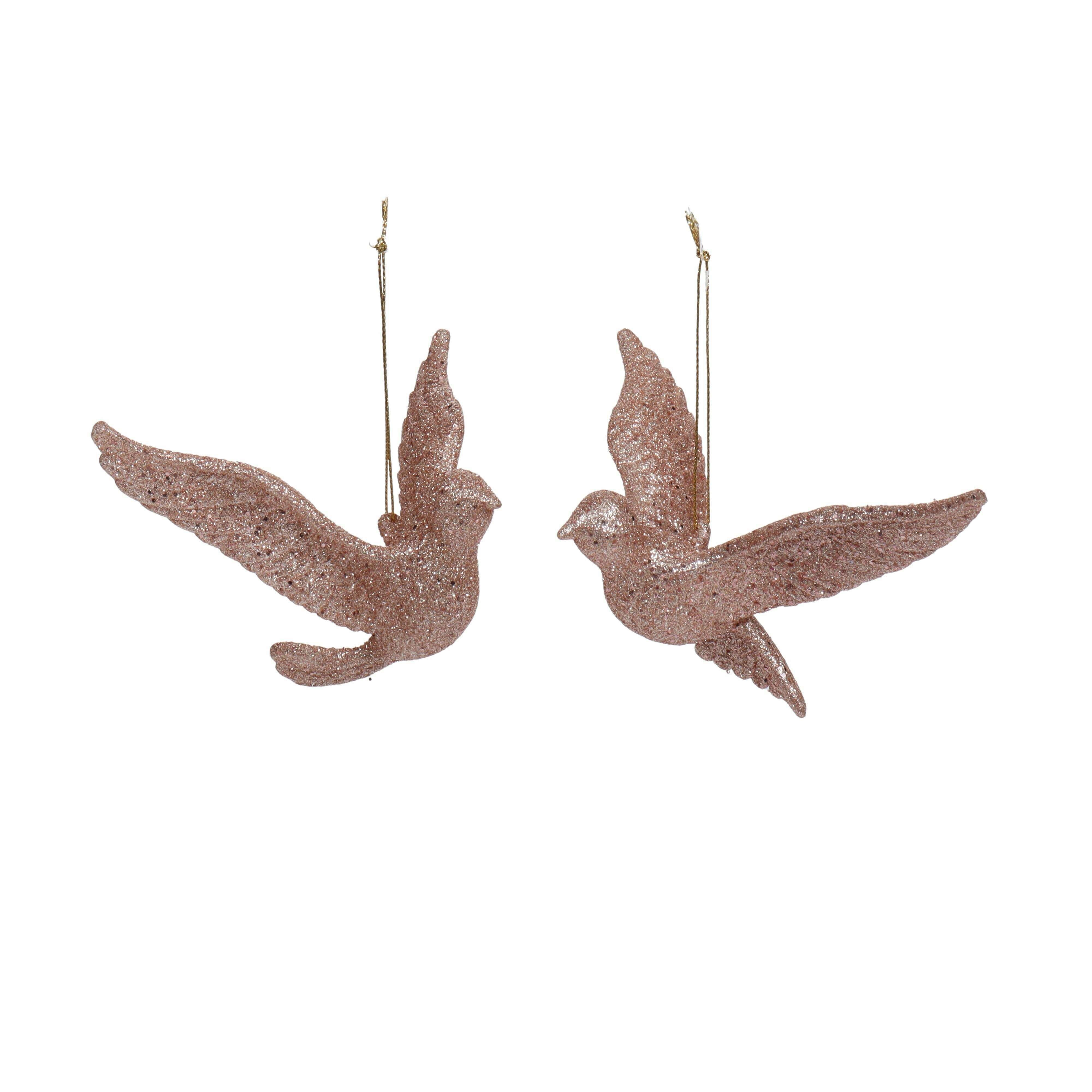 Impodimo Living & Giving:Hanging Dove Ornament:Swing Gifts:Pink
