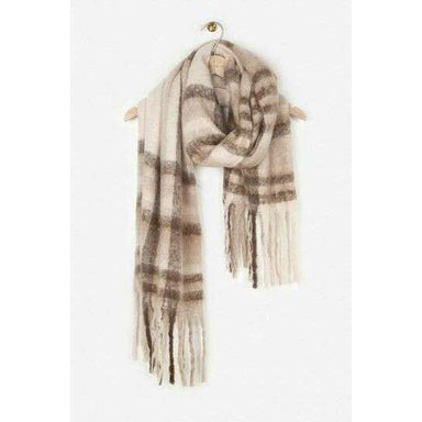 Impodimo Living & Giving:Harry Scarf - Beige Check:Greenwood Designs