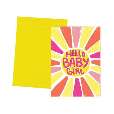 Impodimo Living & Giving:Hello Baby Girl Card:La La Land