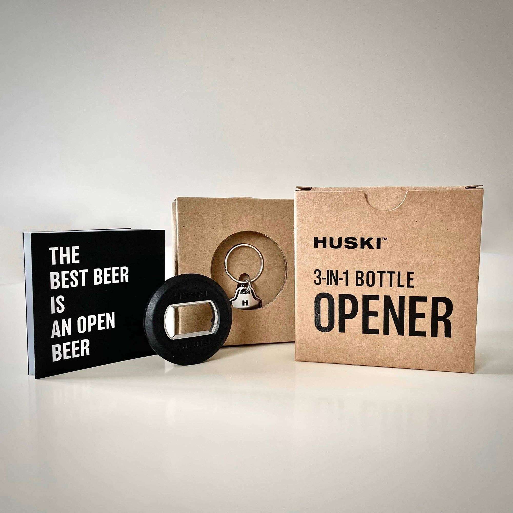 Impodimo Living & Giving:Huski 3-in-1 Bottle Opener Keyring:Huski