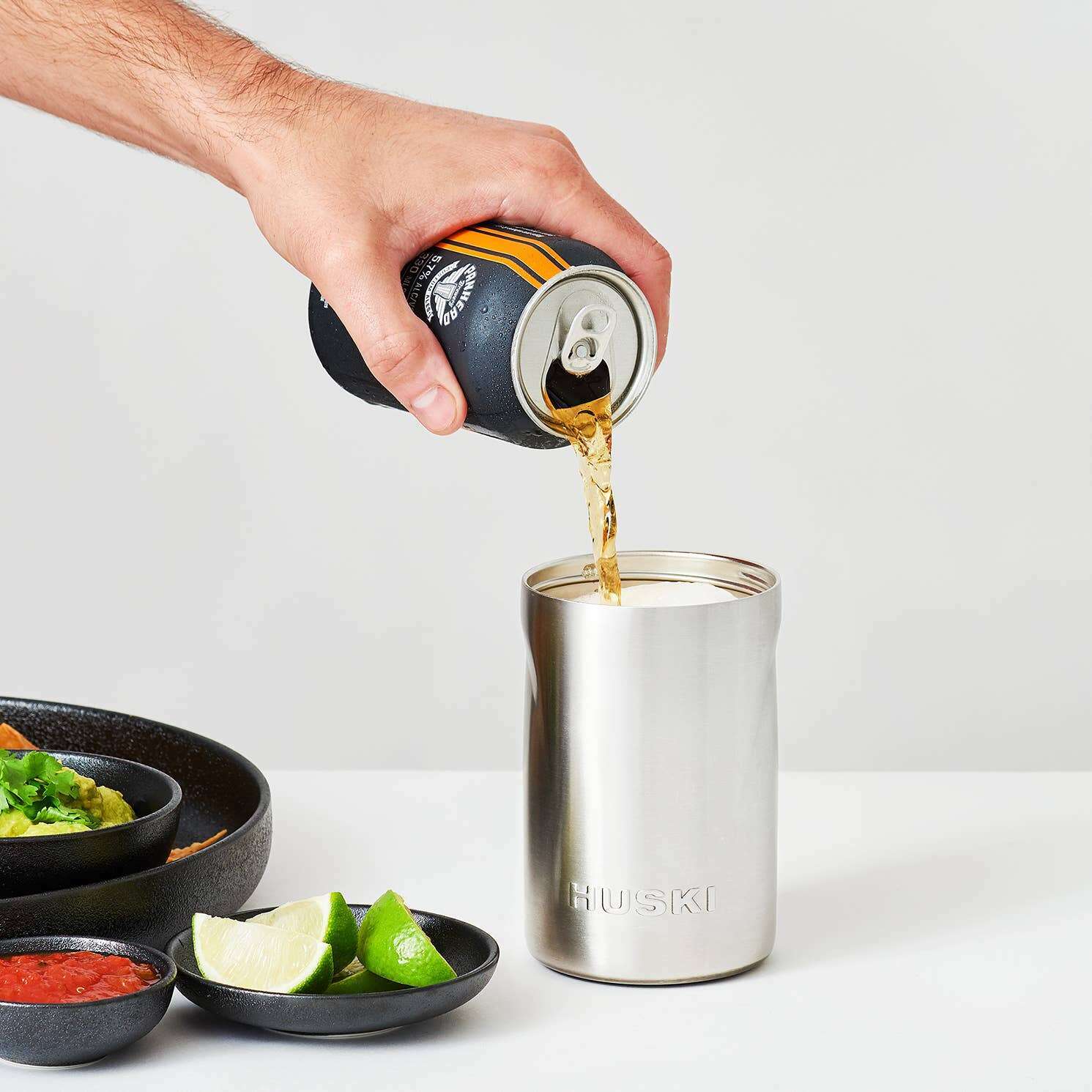 Impodimo Living & Giving:Huski Beer Cooler 2.0 - Brushed Stainless:Huski