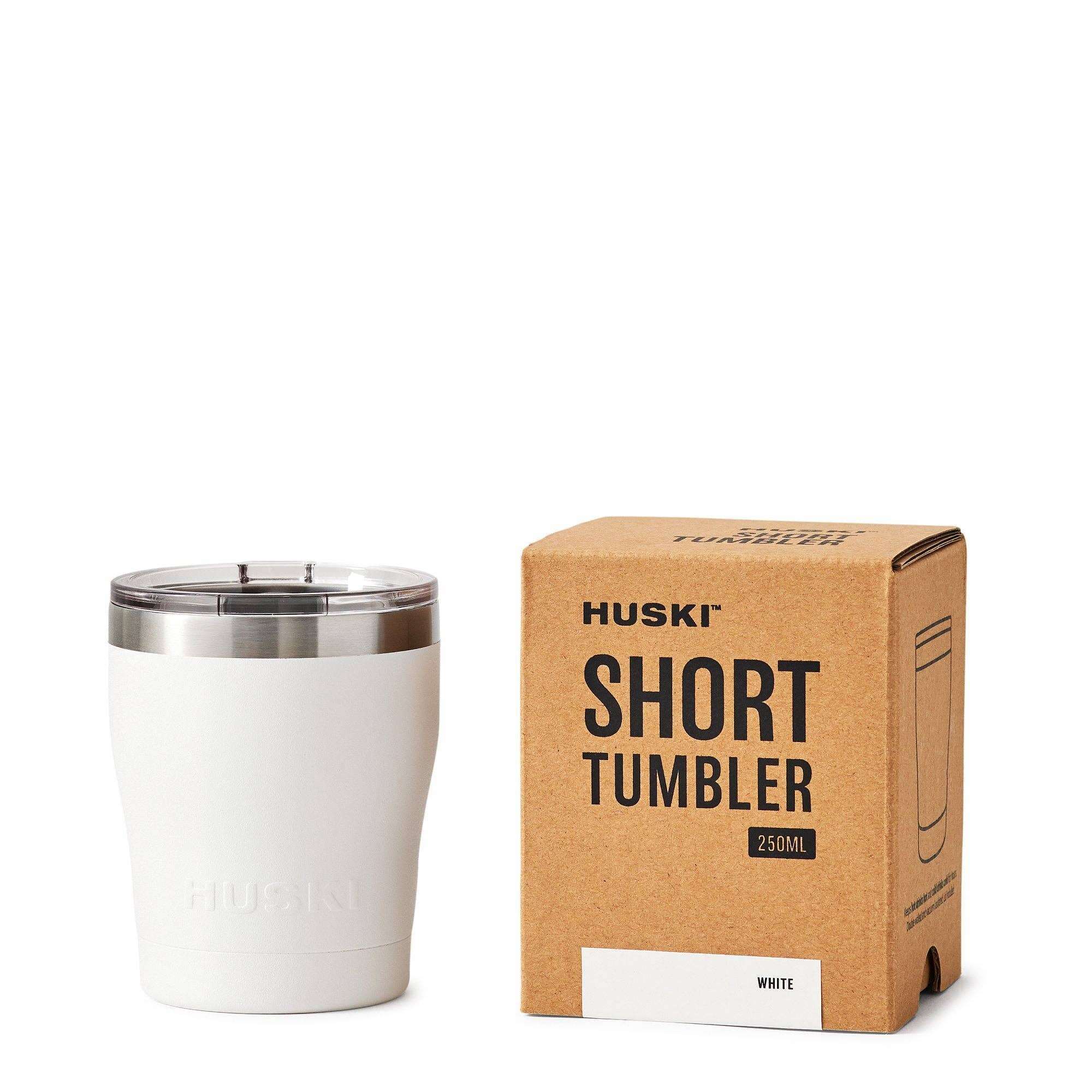 Impodimo Living & Giving:Huski Short Tumbler 2.0 - White:Huski