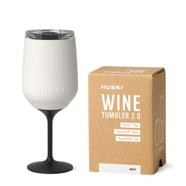 Impodimo Living & Giving:Huski Wine Tumbler 2.0 - White:Huski