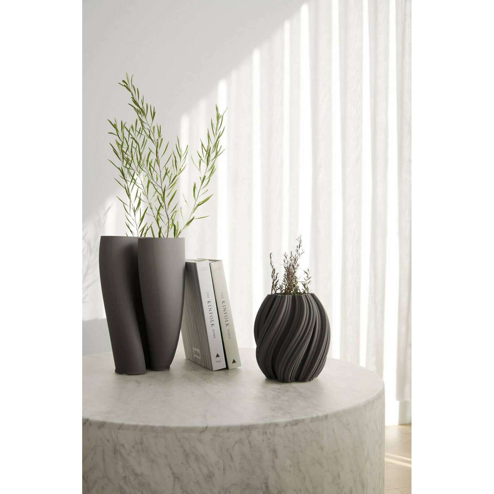 Impodimo Living & Giving:JADE Charcoal Vase:One Six Eight London
