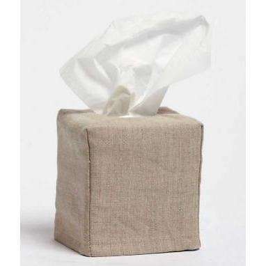 Impodimo Living & Giving:Linen Tissue Box Cover - Natural Linen:Nana Huchy:Square