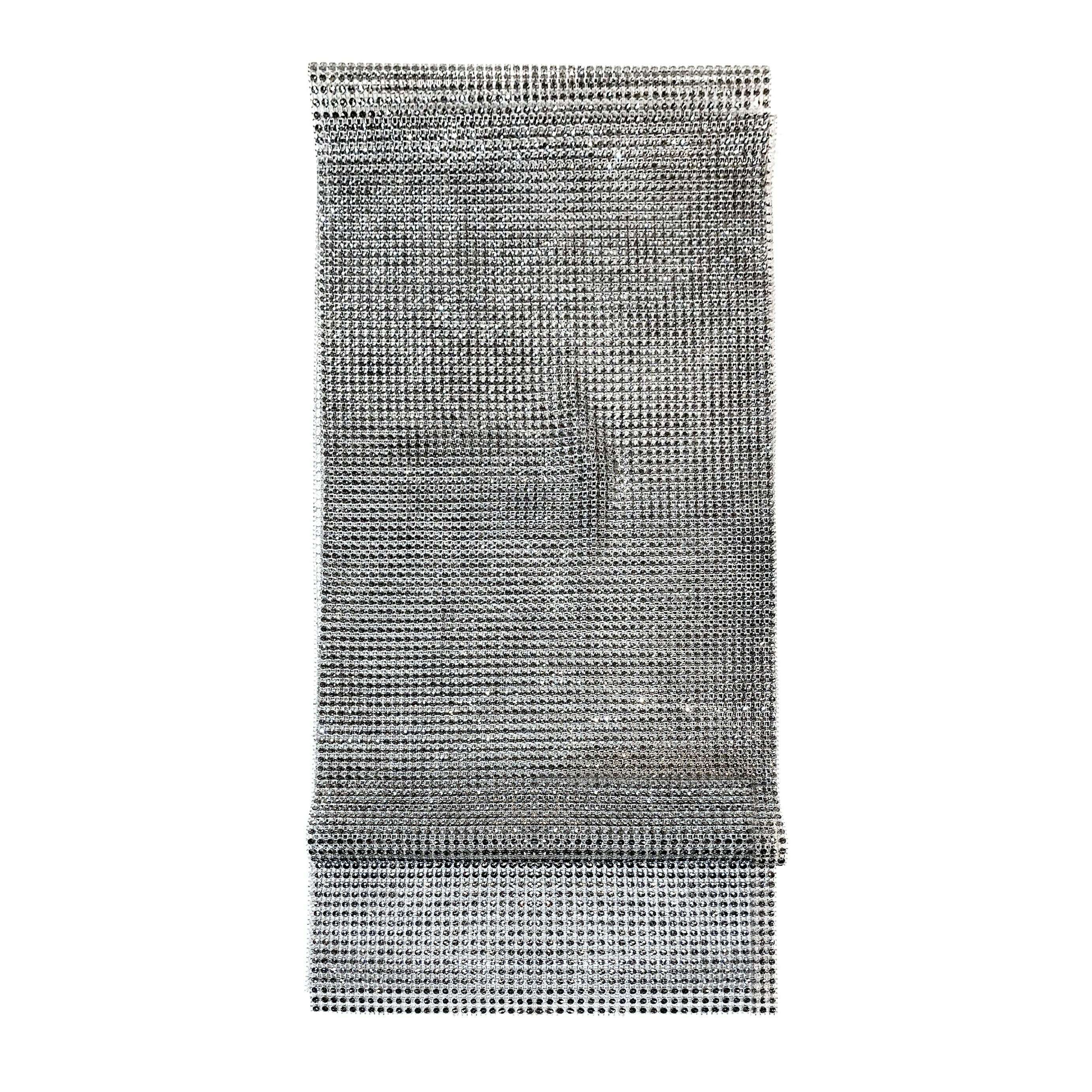 Impodimo Living & Giving:Luxe Diamonte Table Runner - Dark Silver:Swing Gifts