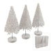 Impodimo Living & Giving:Mini Brush Tree - White Sparkle:Swing Gifts