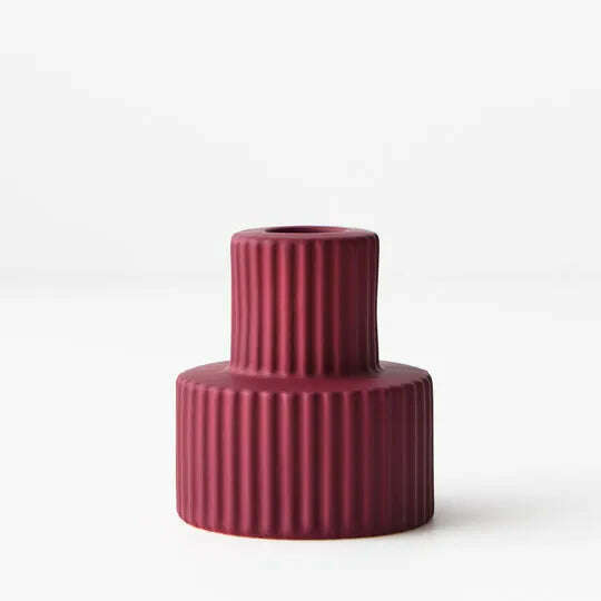 Impodimo Living & Giving:Palina Candle Holder:Floral:Cerise
