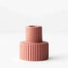 Impodimo Living & Giving:Palina Candle Holder:Floral:Pink
