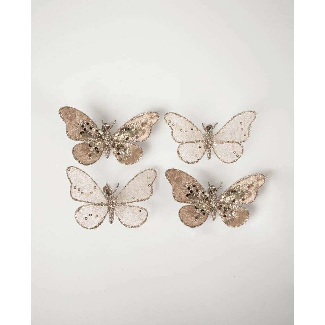 Impodimo Living & Giving:Poem Clip On Butterflys:Papaya