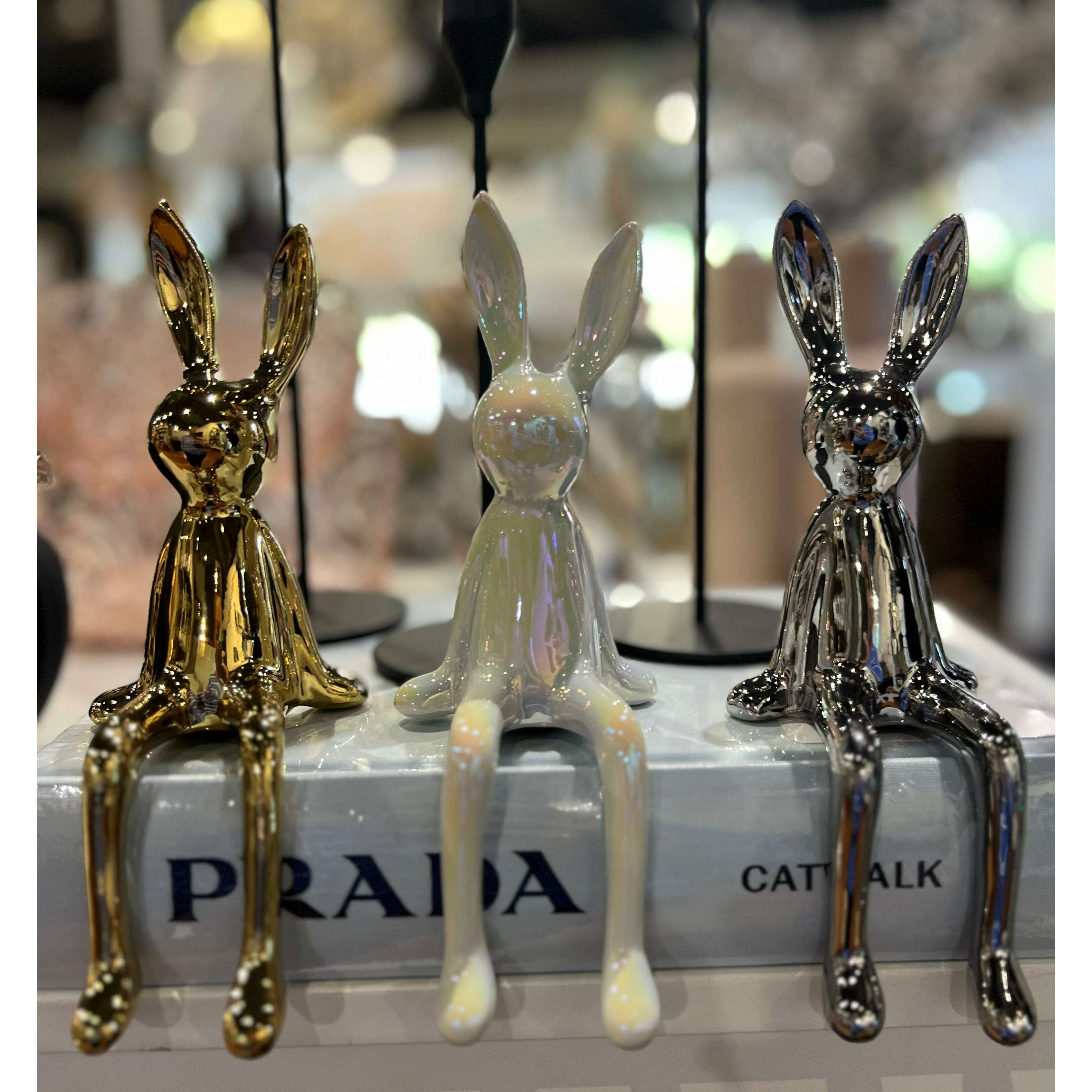 Impodimo Living & Giving:Regal Rabbit - White Pearl:Swing Gifts