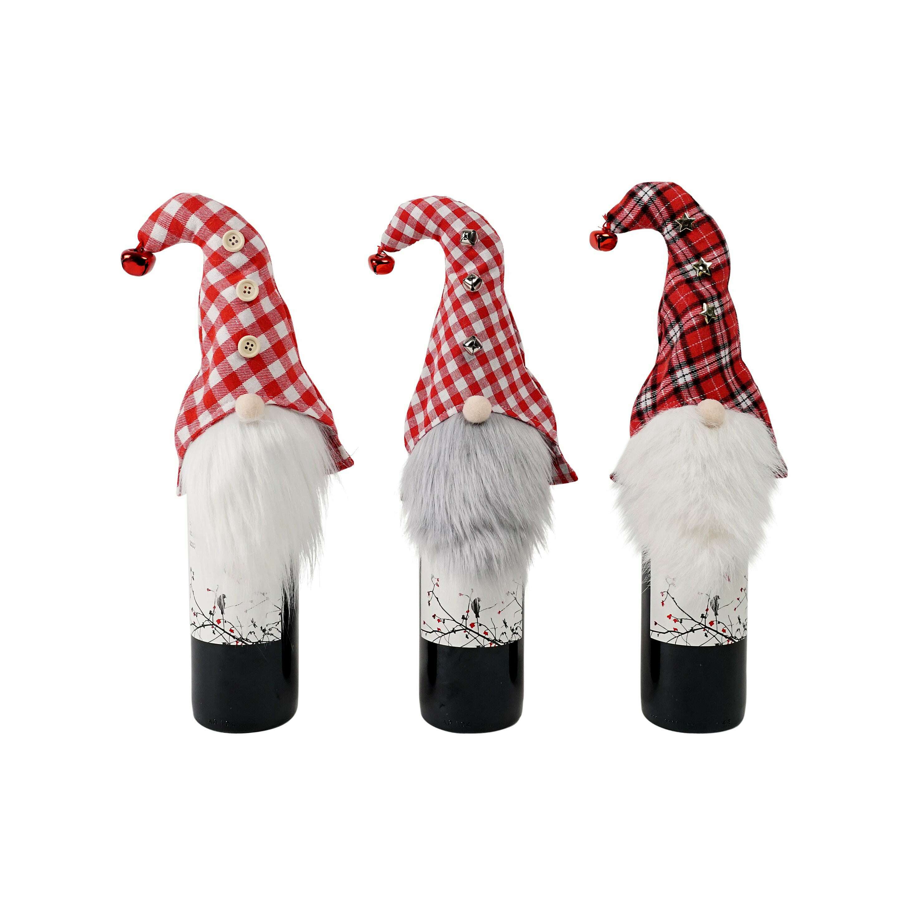 Impodimo Living & Giving:Santa Hat Bottle Covers:Swing Gifts