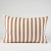 Impodimo Living & Giving:Santi Linen Cushion - Offwhite/Nutmeg Stripe:Eadie:40 * 60