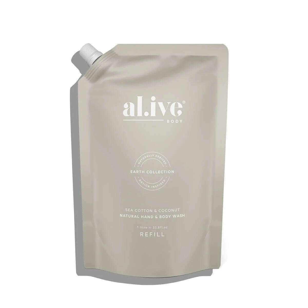 Impodimo Living & Giving:Sea Cotton & Coconut Wash - Refill:Alive Body