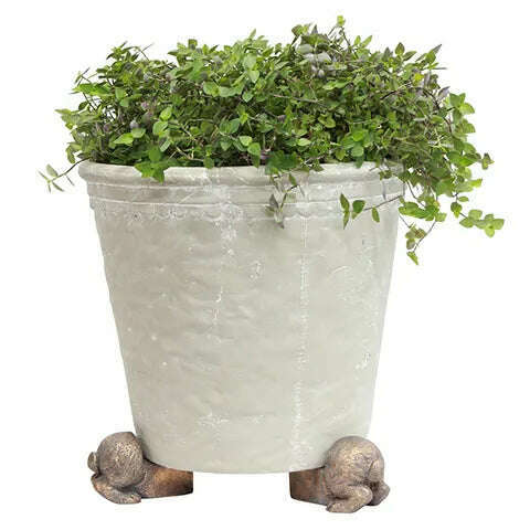 Impodimo Living & Giving:Set Of 3 Bunny Tail Pot Stand:French Country Collections