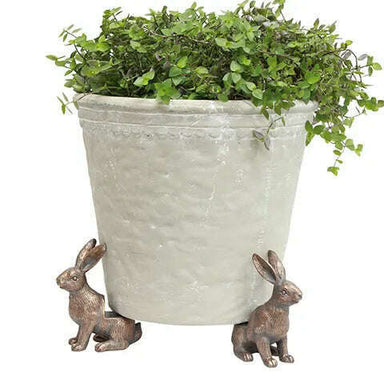 Impodimo Living & Giving:Set Of 3 Hare Pot Stand:French Country Collections