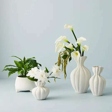 Impodimo Living & Giving:Soffie Pot - White:Floral