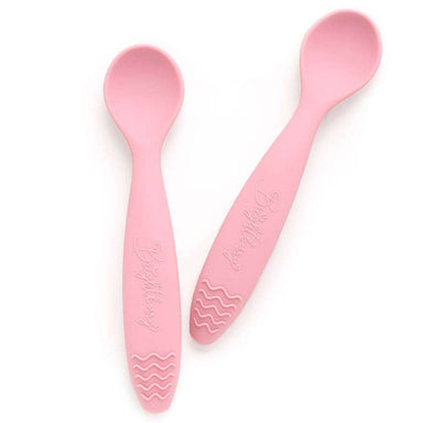 Impodimo Living & Giving:Spoons and Teether Set - Coral Pink:Brightberry