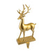 Impodimo Living & Giving:Standing Deer Stocking Holder - Shiny Gold:Swing Gifts