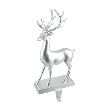 Impodimo Living & Giving:Standing Deer Stocking Holder - Silver:Swing Gifts