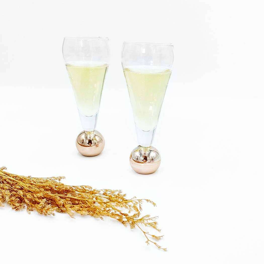 Impodimo Living & Giving:Stemless Champagne Glasses:CLINQ