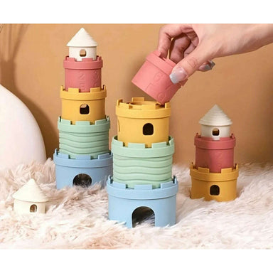 Impodimo Living & Giving:Toy Castle Stacking Tower:Swing Gifts