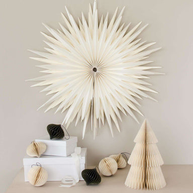 Impodimo Living & Giving:Star - Ivory Wall Hanging Ornament:Nordic Rooms