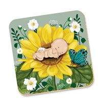 Baby Flower Corky Coaster