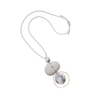 Impodimo Living & Giving:Zen Step Necklace:Blue Scarab