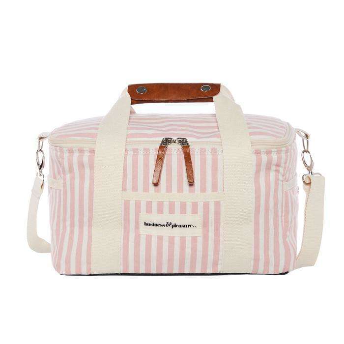 The Premium Cooler Bag - Lauren's Pink Stripe