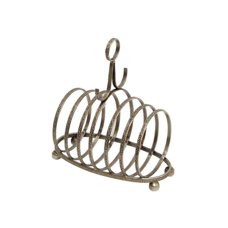 Impodimo Living & Giving:Antique Silver Toast Rack:French Country Collections