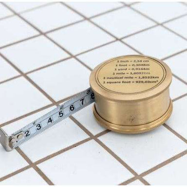 Impodimo Living & Giving:Brass Measure Tape:Holiday Trading & Co
